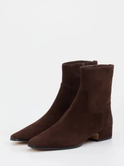 Steve Madden – Stiefelette aus Kalbleder Dunkelbraun