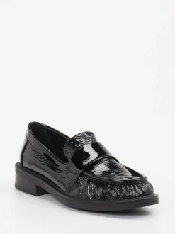 Strategia – Loafer aus Lackleder Schwarz