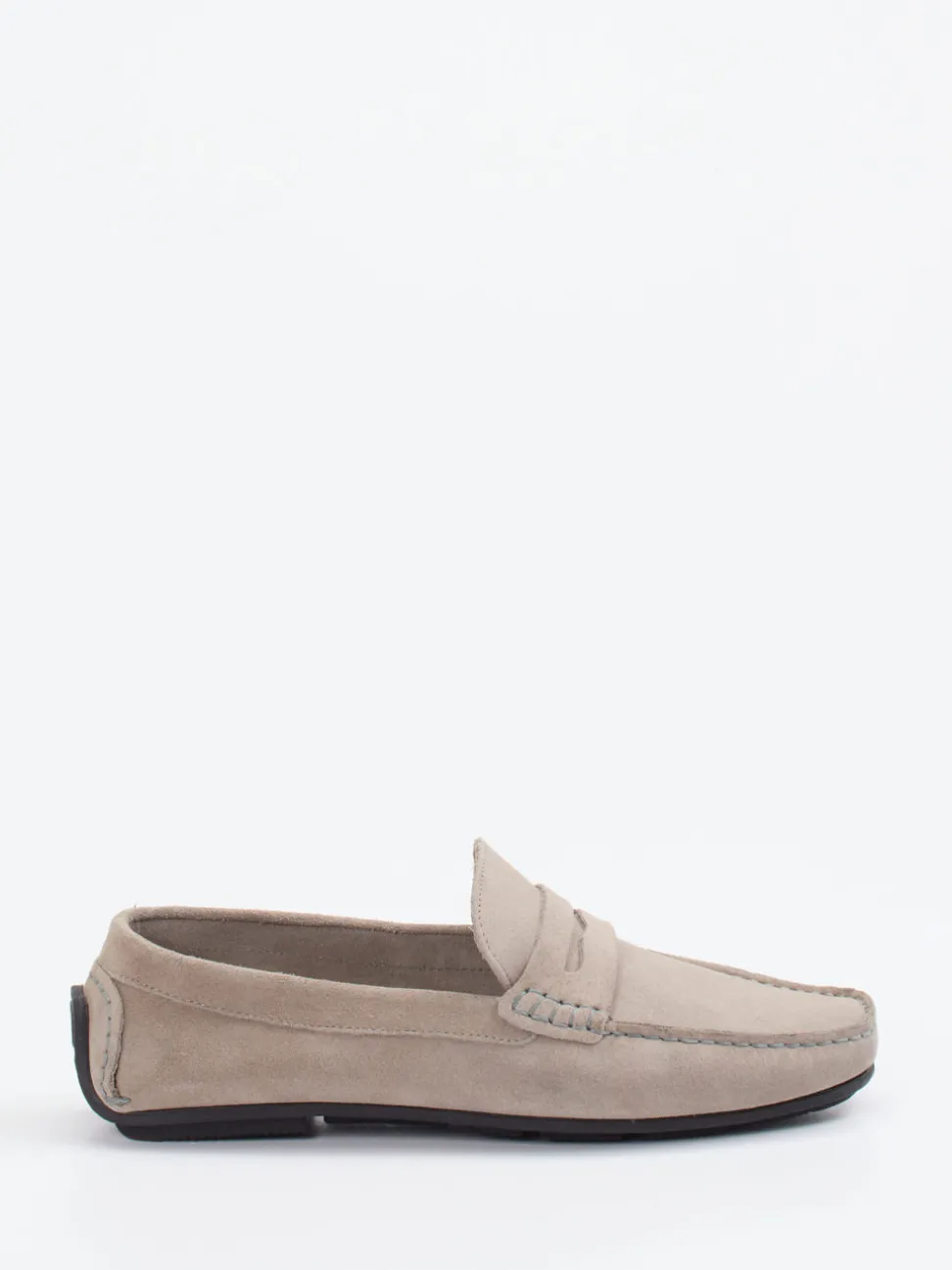 Studio Mode – Loafer aus Veloursleder sandbeige