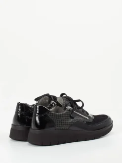 Stuppy – Komfort-Sneaker aus Lackleder schwarz