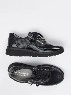 Stuppy – Komfort-Sneaker aus Lackleder schwarz