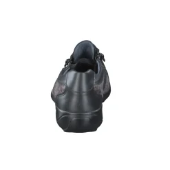Stuppy – Komfort-Sneaker aus Kalbleder und Textil anthrazit