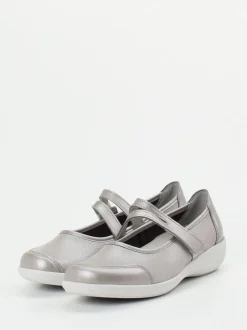 Stuppy – Mary Jane aus Stretch mit Metallic-Finish