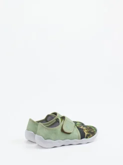 Superfit – Hausschuh aus Textil mit Dino-Print
