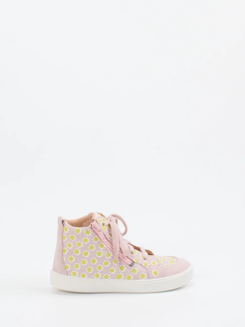 Superfit – High-Top Sneaker aus Veloursleder Rosa