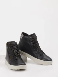 Superfit – High-Top-Sneaker aus Kalbleder Schwarz