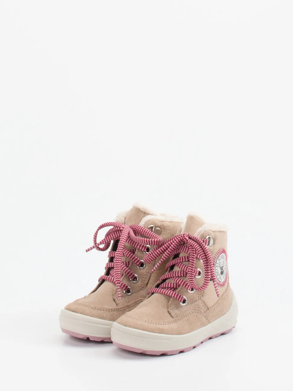 Superfit – Kinderboots aus Veloursleder beigebraun