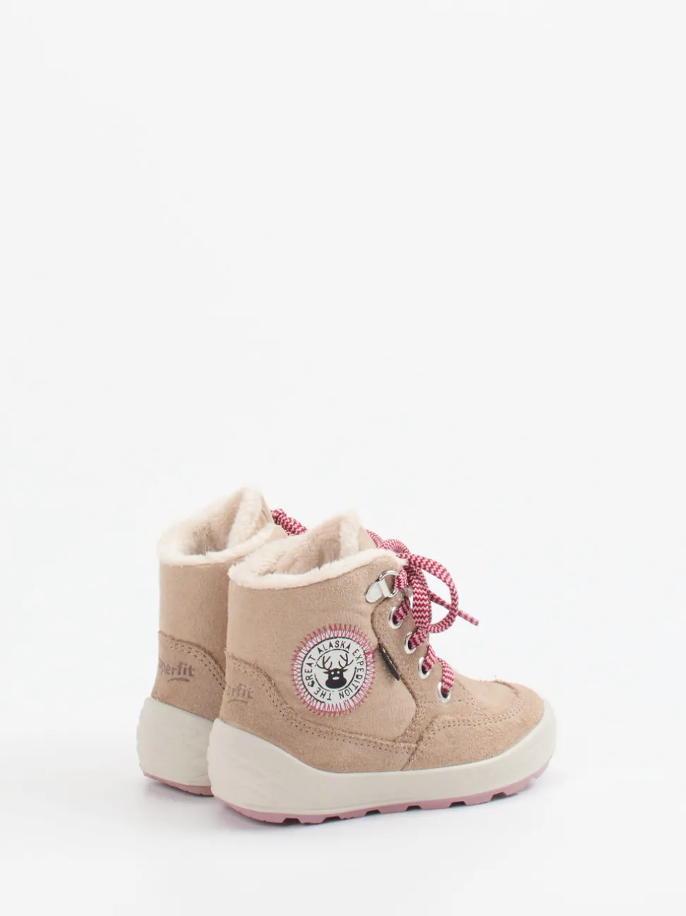Superfit – Kinderboots aus Veloursleder beigebraun