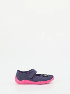 Superfit – Kinder-Hausschuh aus Textil jeansblau