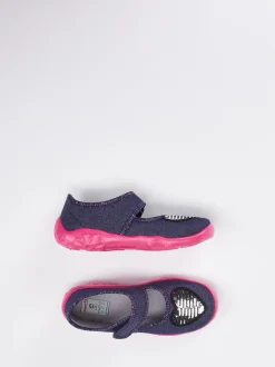 Superfit – Kinder-Hausschuh aus Textil jeansblau