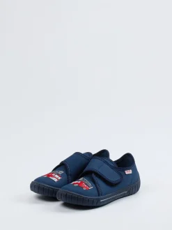 Superfit – Kinder-Hausschuh aus Textil Dunkelblau