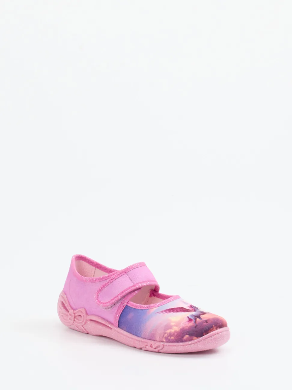 Superfit – Kinderhausschuh aus Textil in Rosa