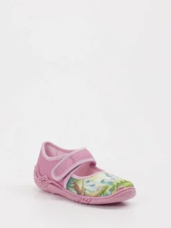Superfit – Kinderhausschuh aus Textil rosa mit Glitzer