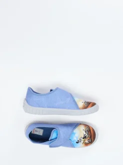 Superfit – Kinderhausschuh aus Textil blau