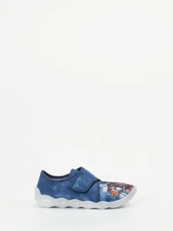 Superfit – Kinder-Hausschuh aus Textil jeansblau