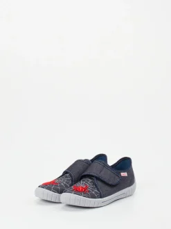Superfit – Kinder-Hausschuh aus Textil Dunkelblau