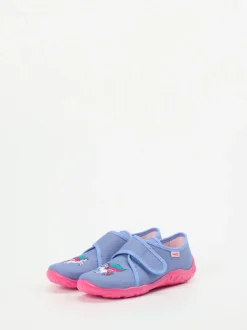 Superfit – Kinder-Hausschuh aus Textil Lavendelblau