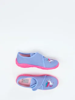 Superfit – Kinder-Hausschuh aus Textil Lavendelblau