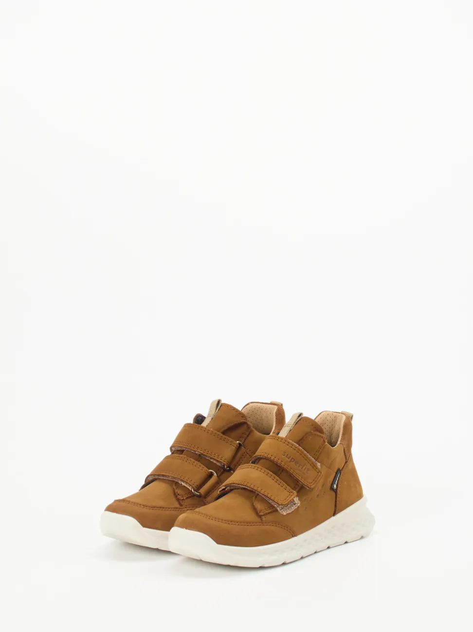 Superfit – Kinder-Sneaker aus Nubukleder cognacbraun