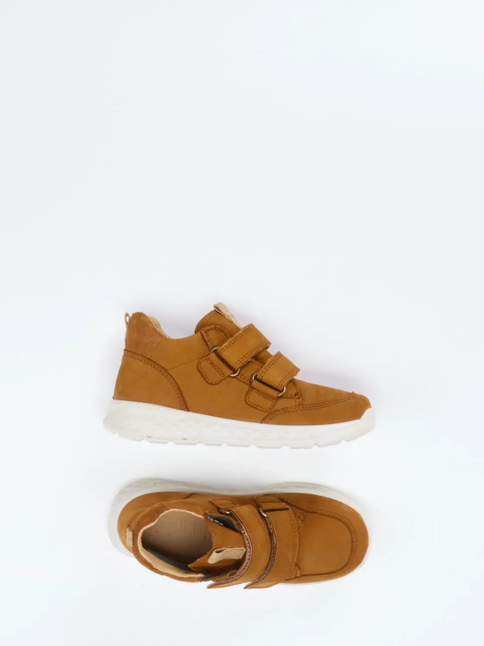 Superfit – Kinder-Sneaker aus Nubukleder cognacbraun