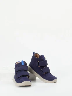 Superfit – Kinder-Sneaker aus Nubukleder Dunkelblau