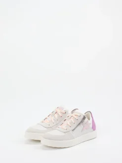 Superfit – Kinder-Sneaker aus Veloursleder Hellgrau