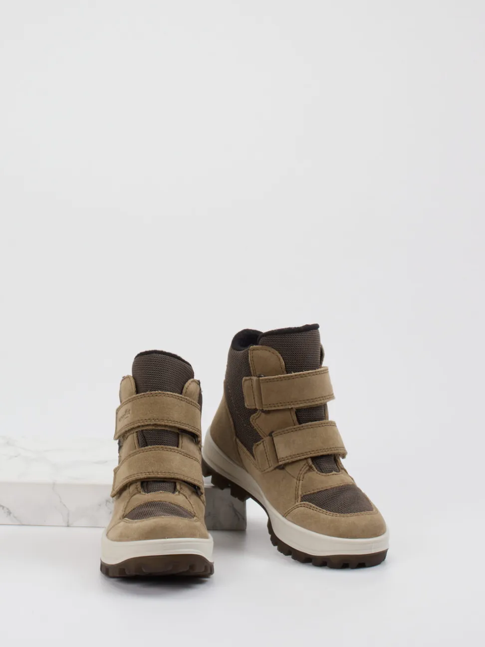 Superfit – Kinder-Winterboots aus Veloursleder Sandbeige