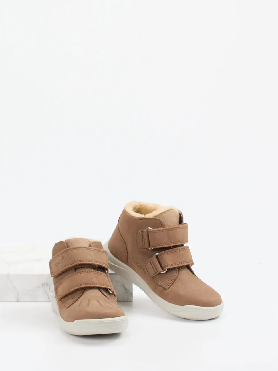 Superfit – Klett-Boots aus Nubukleder braun
