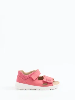 Superfit – Klettsandale aus Nubukleder in Pink