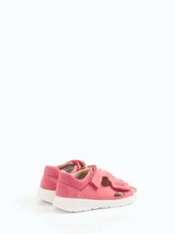 Superfit – Klettsandale aus Nubukleder in Pink