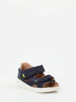 Superfit – Klettsandalen aus Nubukleder dunkelblau