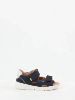 Superfit – Klettsandalen aus Nubukleder dunkelblau