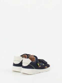 Superfit – Klettsandalen aus Nubukleder dunkelblau
