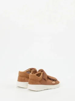 Superfit – Klettsandalen aus Nubukleder cognac