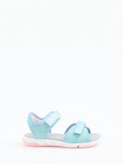 Superfit – Klettsandalen aus Synthetik in Mintgrün