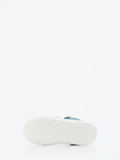 Superfit – Klettsneaker aus Leder in Mittelblau