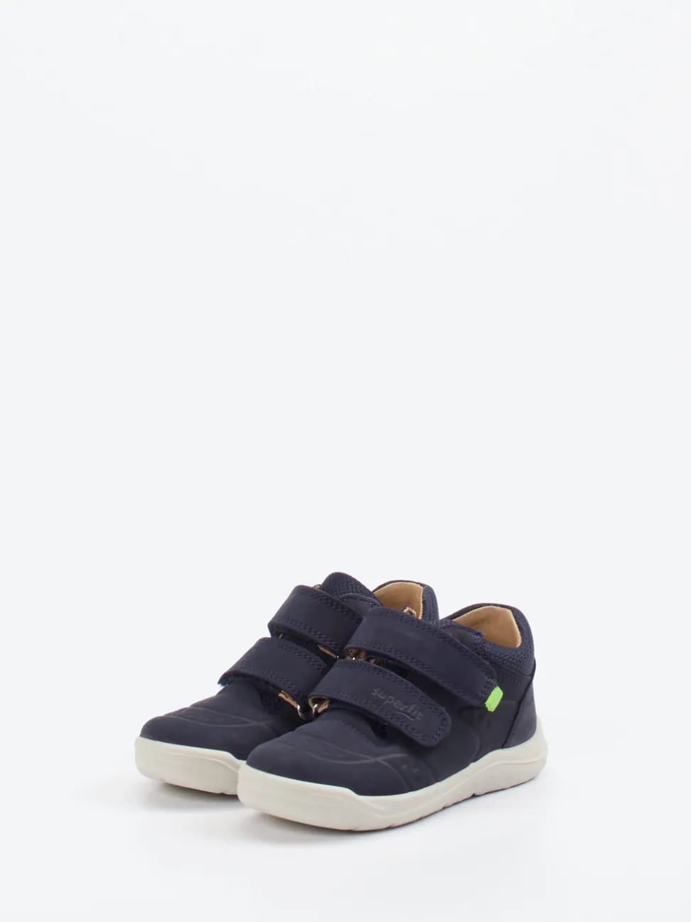Superfit – Klett-Sneaker aus Nubukleder Dunkelblau