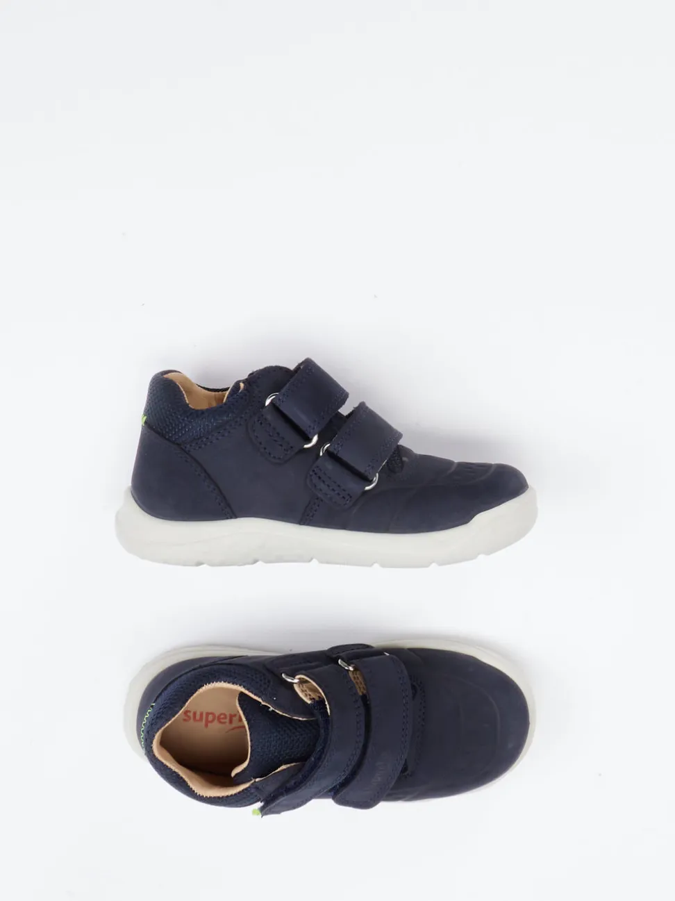 Superfit – Klett-Sneaker aus Nubukleder Dunkelblau