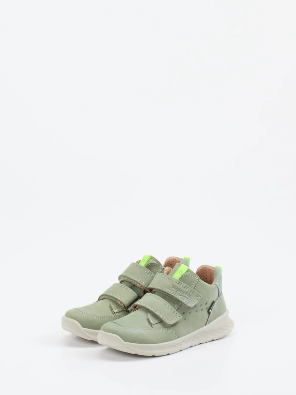 Superfit – Klettsneaker aus Nubukleder salbeigrün