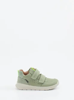 Superfit – Klettsneaker aus Nubukleder salbeigrün