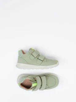 Superfit – Klettsneaker aus Nubukleder salbeigrün