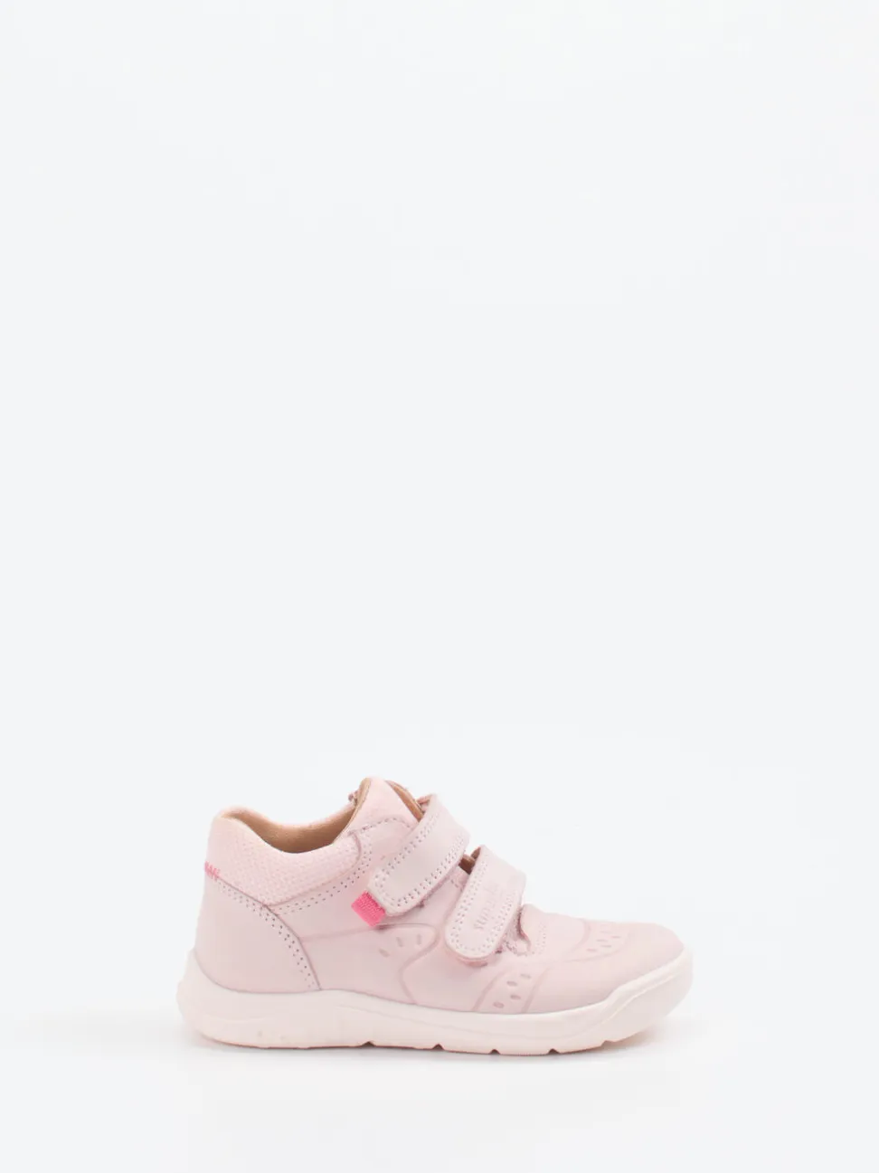 Superfit – Klett-Sneaker aus Nubukleder in Rosa