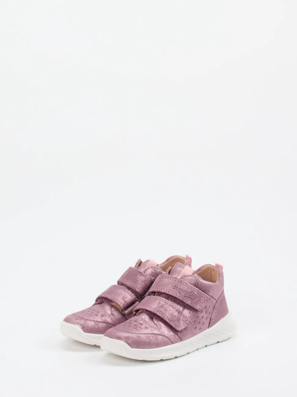 Superfit – Lauflernschuhe aus Nubukleder in Rosa