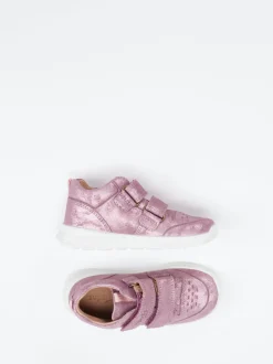 Superfit – Lauflernschuhe aus Nubukleder in Rosa