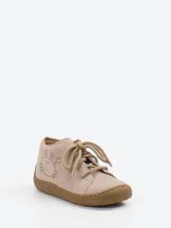 Superfit – Lauflernschuhe aus Veloursleder beigebraun