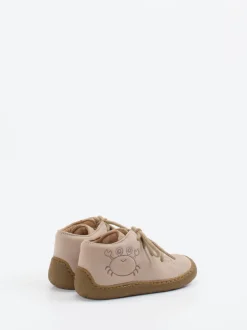 Superfit – Lauflernschuhe aus Veloursleder beigebraun