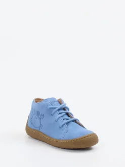 Superfit – Lauflernschuhe aus Veloursleder hellblau