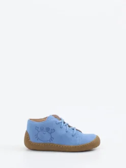Superfit – Lauflernschuhe aus Veloursleder hellblau