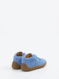 Superfit – Lauflernschuhe aus Veloursleder hellblau