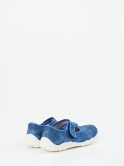Superfit – Mary Janes aus Textil in Jeansblau